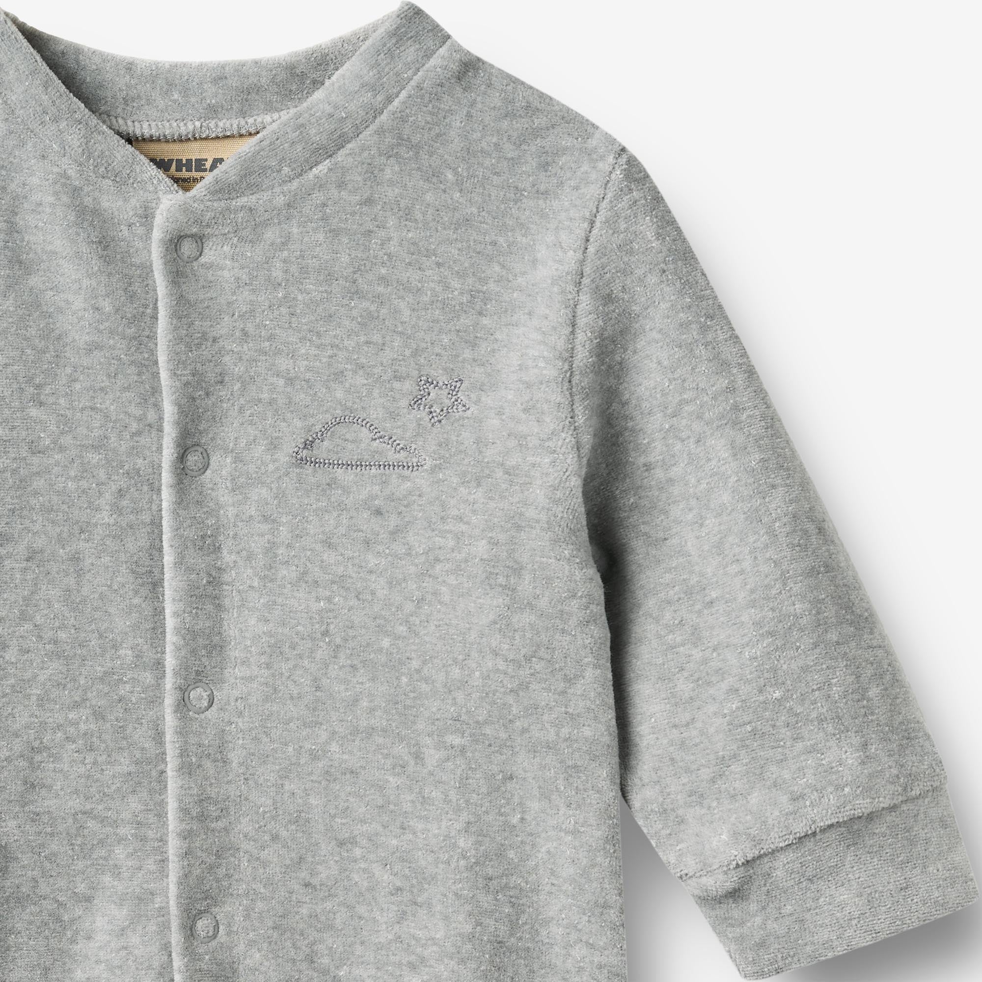 wheat-avery-strampler-babyoverall-melange-grey-bio image 6