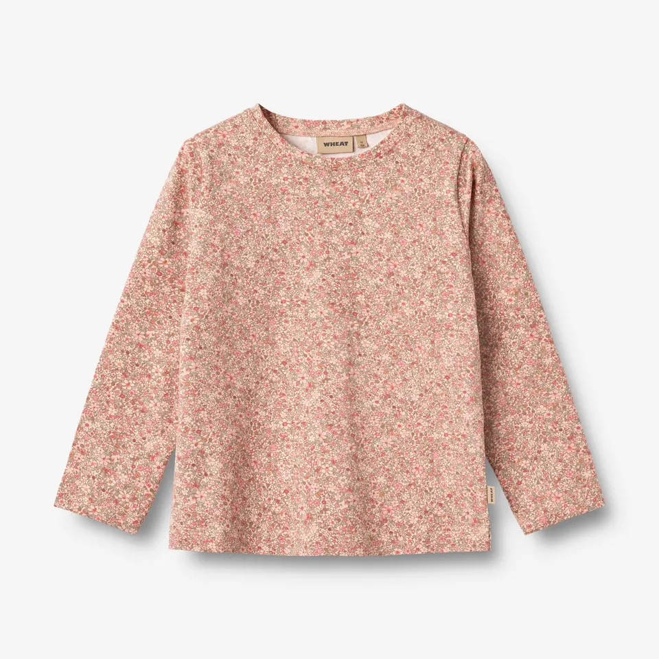 wheat-manna-langarmshirt-rose-dust-flower-meadow-bio image 1