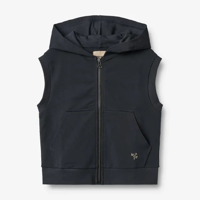 wheat-outerwear-sweat-gilet-w-carl-sweatweste-navy-bio-baumwolle image 1
