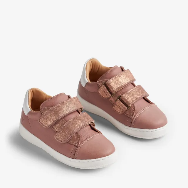 wheat-velo-sneaker-old-rose-leder-mit-klett image 1