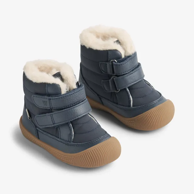 wheat-daxi-tex-winterstiefel-navy-recycling-nylon image 1