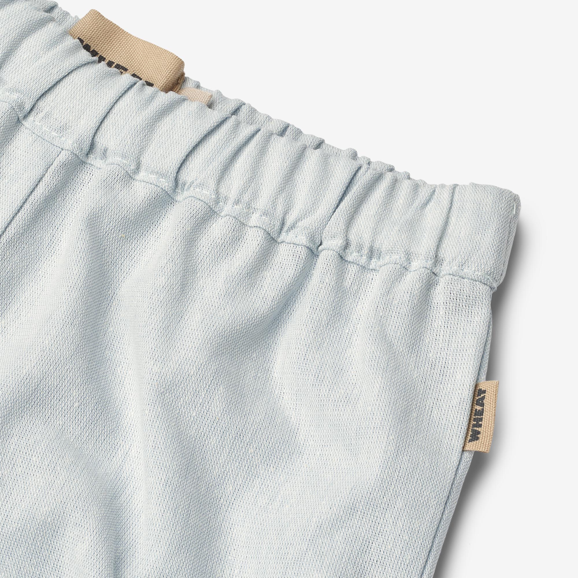 wheat-olly-shorts-light-blue-chambray-bio-baumwolle image 3