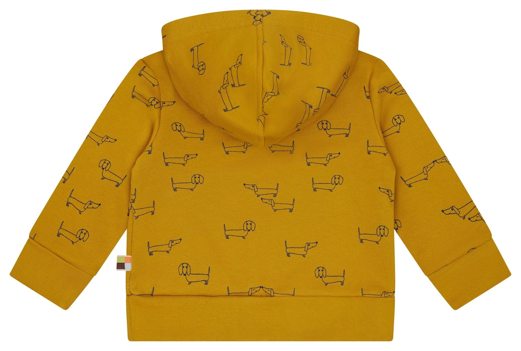 loud-proud-classics-sweatjacke-kapuze-curry-dackel image 2