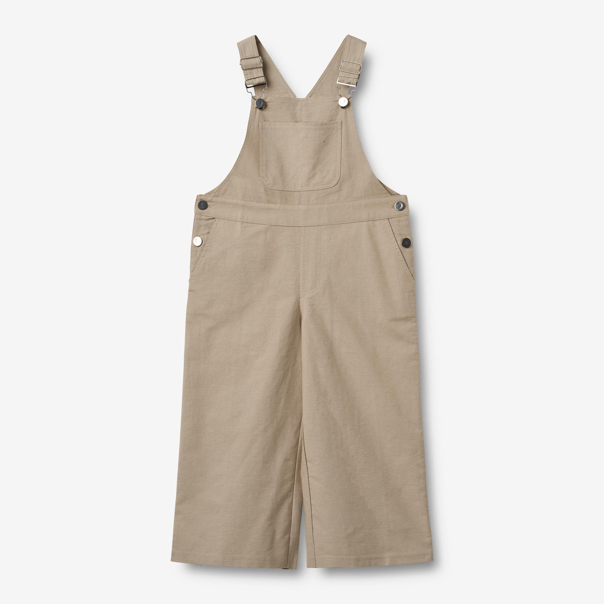 wheat-marley-latzhose-overall-beige-stone-bio-baumwolle image 1