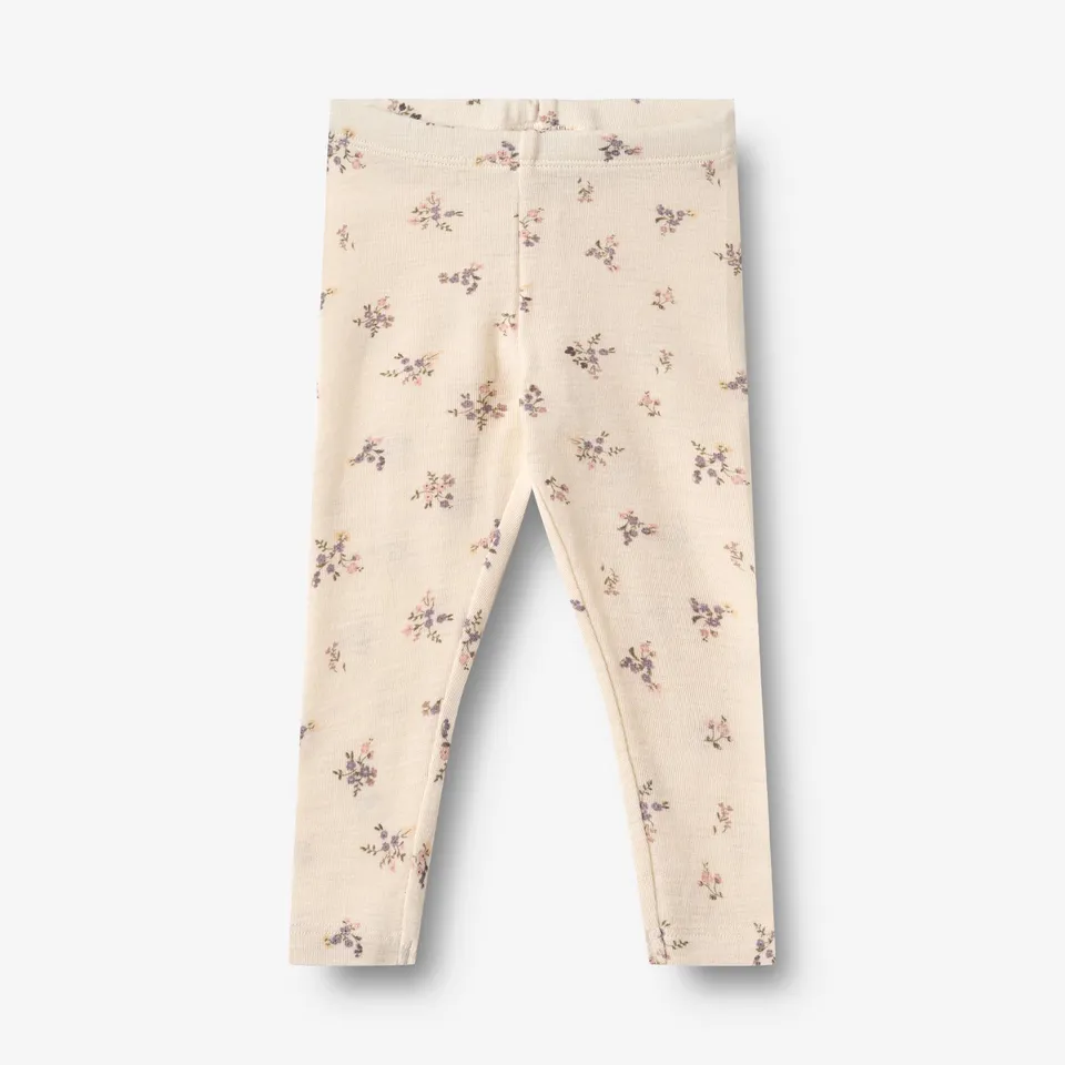 wheat-agi-wollleggings-baby-eggshell-flowers-merino image 1
