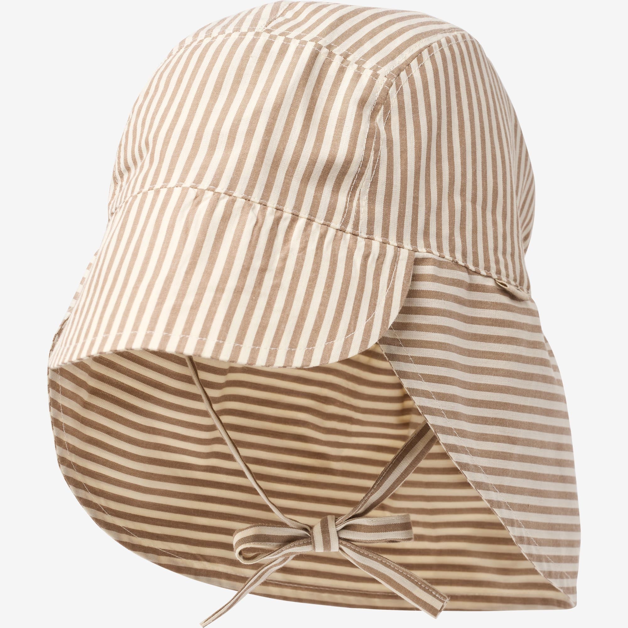 wheat-sun-hat-tonga-sonnenhut-cappucino-stripe-bio-baumwolle image 1
