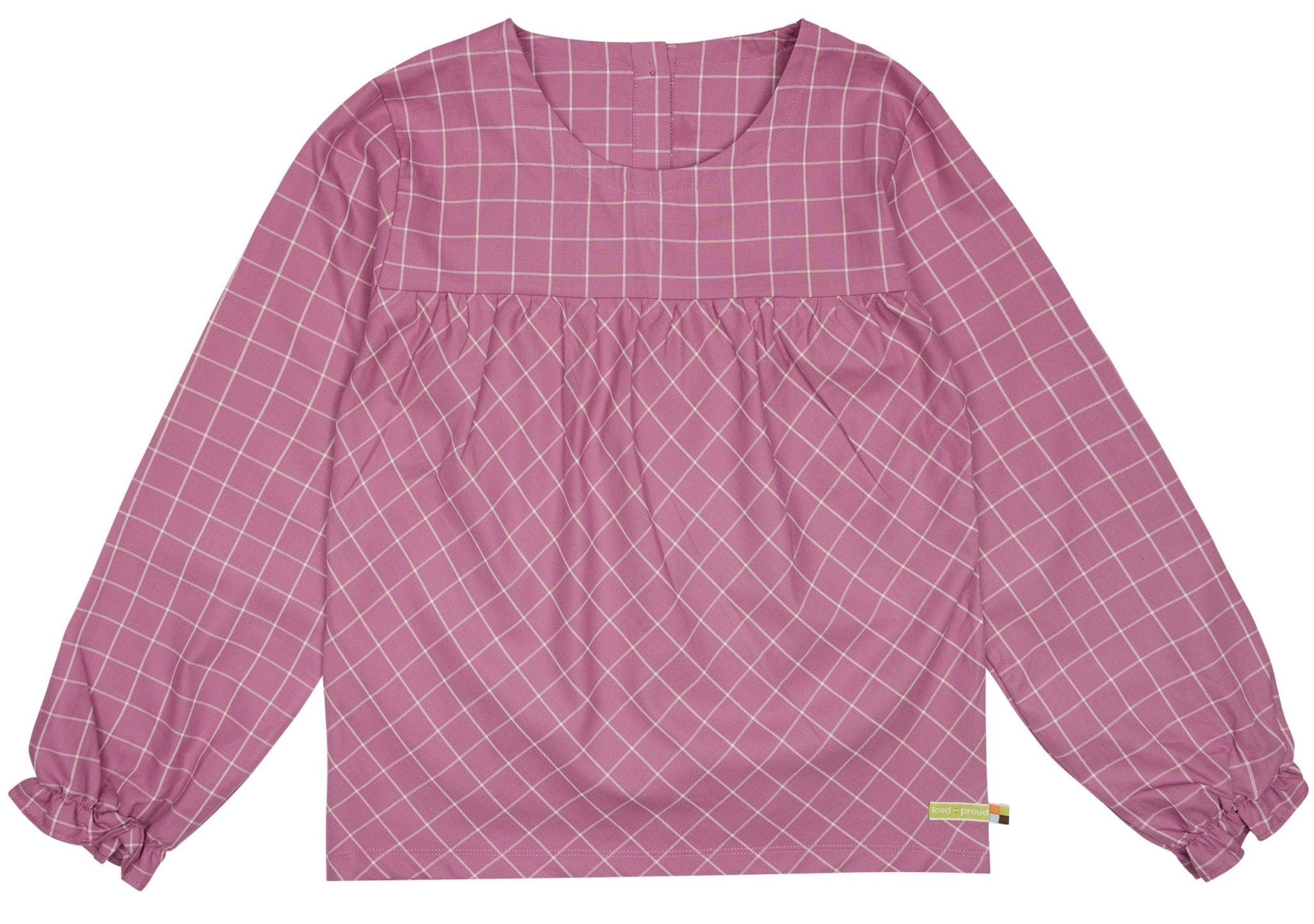 loud-proud-classics-karo-bluse-m-dchen-bluse-cinnamon-146-152 image 3
