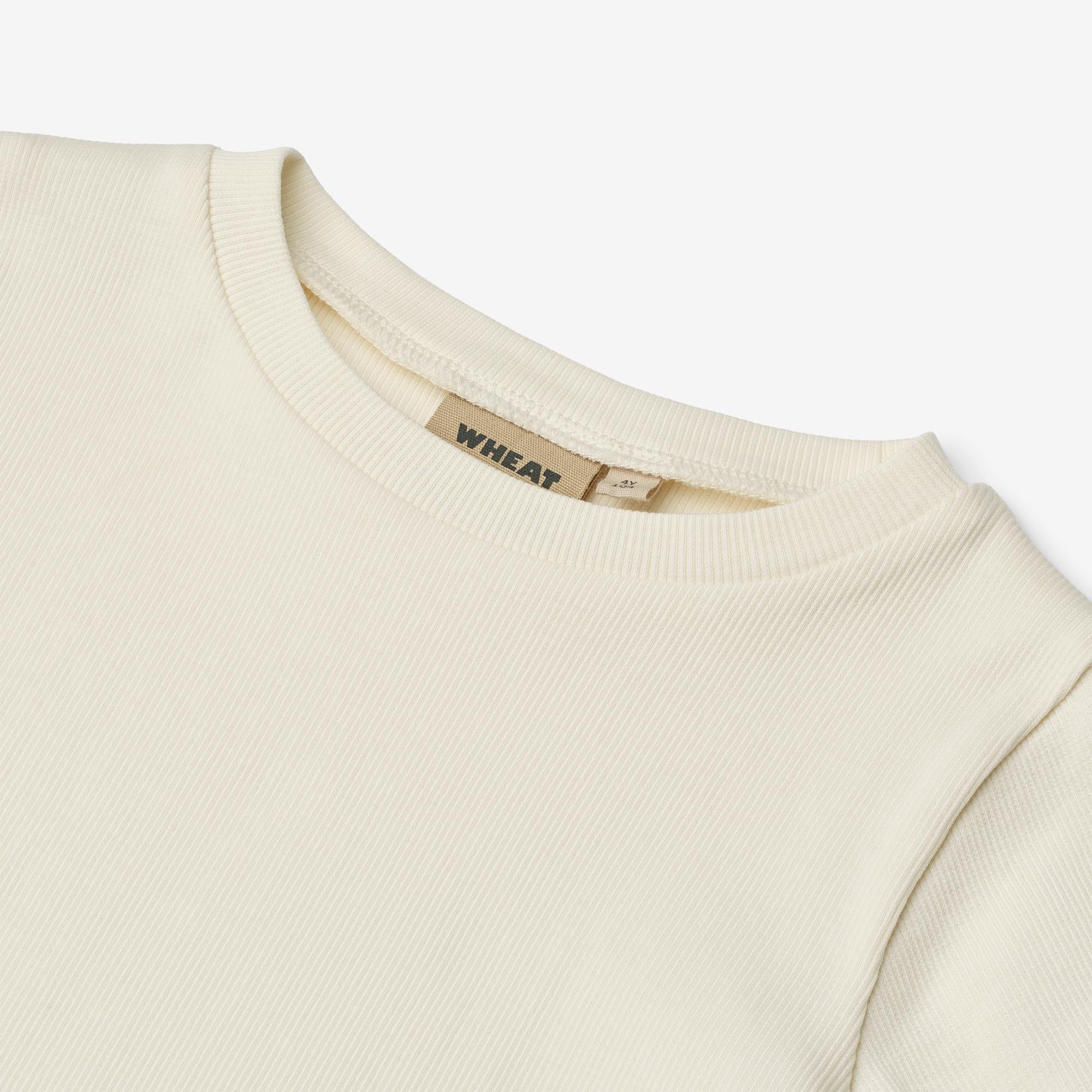wheat-alicia-rippen-t-shirt-ivory-bio-baumwolle image 4