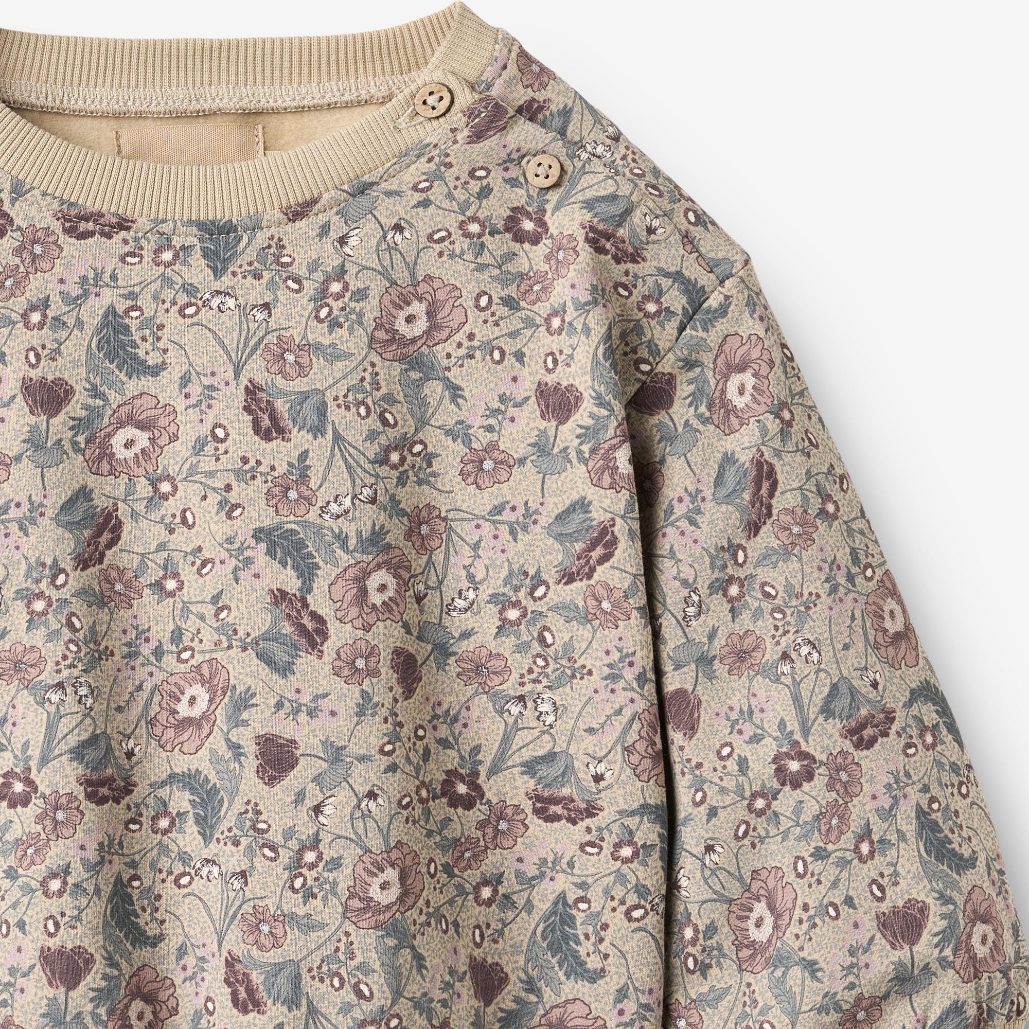 wheat-lia-sweatshirt-baby-sand-blumen-bio-baumwolle image 3