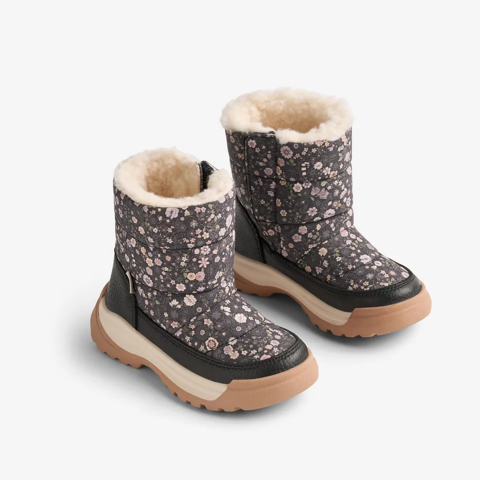 wheat-liza-tex-winterstiefel-black-sea-blumen-wasserdicht image 1