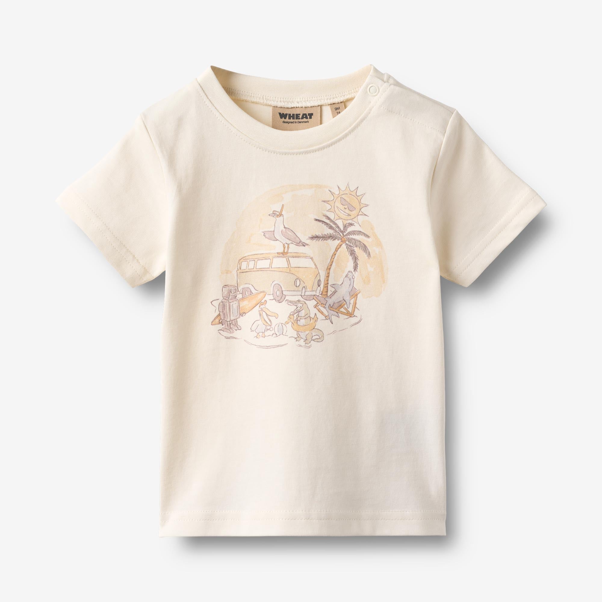 wheat-sonny-t-shirt-kurzarm-ivory-bio-baumwolle-baby image 1