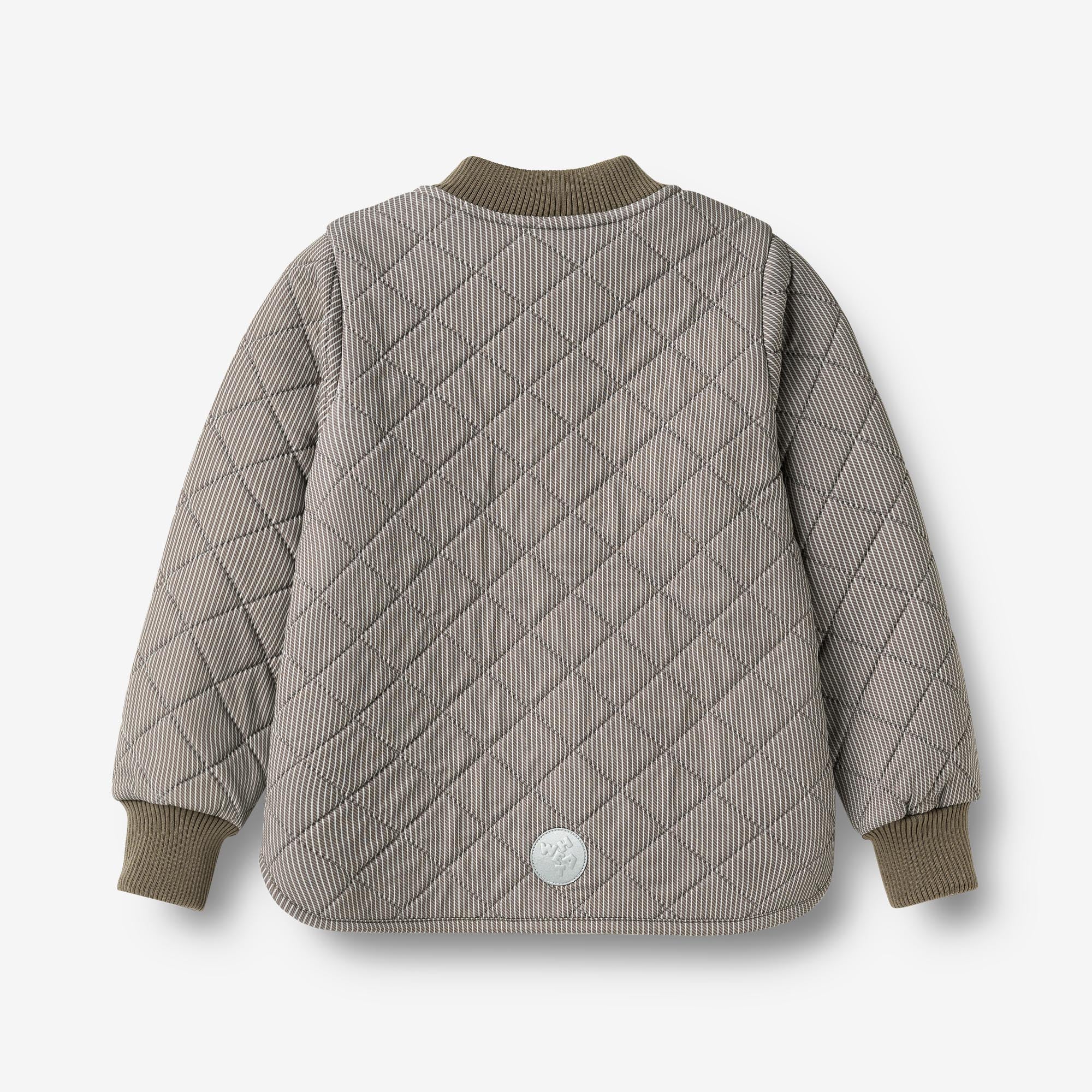 wheat-benni-thermo-jacke-brown-stripe-recycling-pes image 2