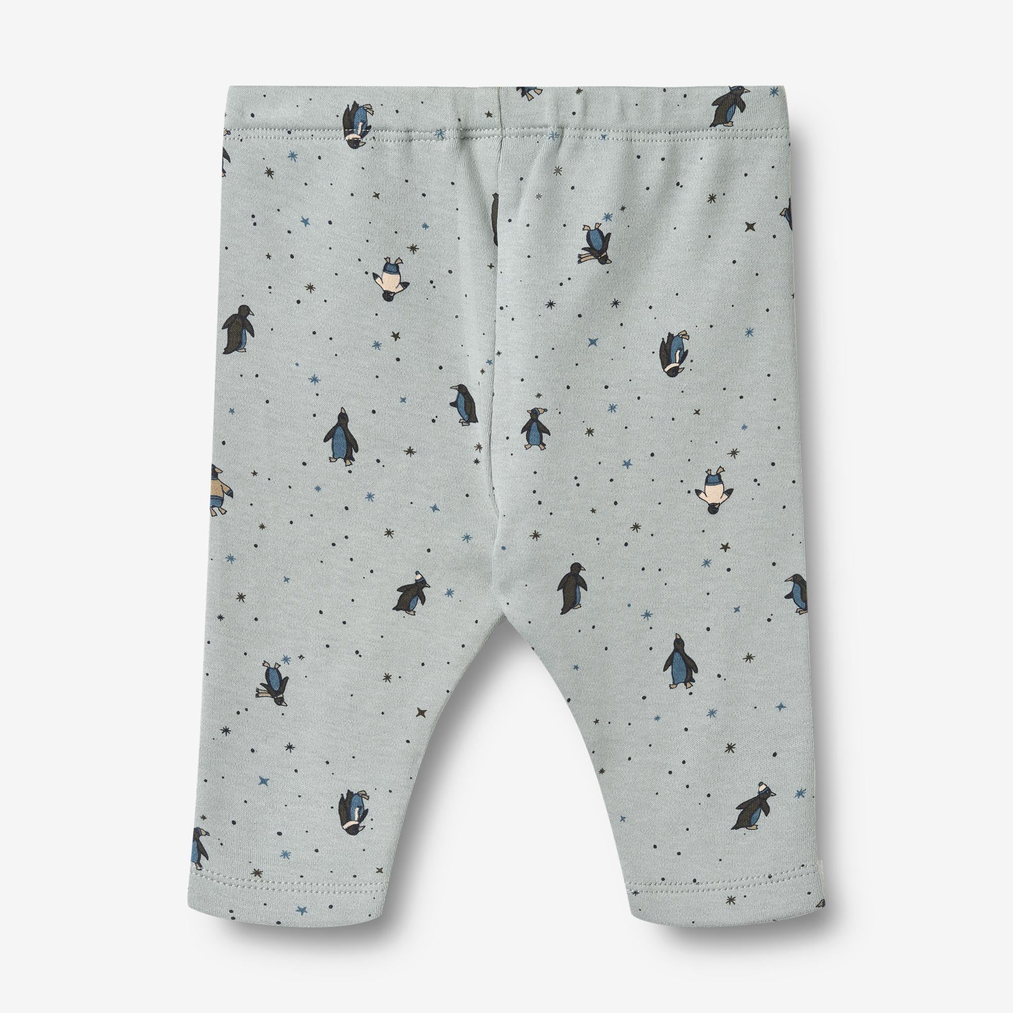 wheat-silas-legging-baby-soft-rain-penguins-bio-jersey image 2