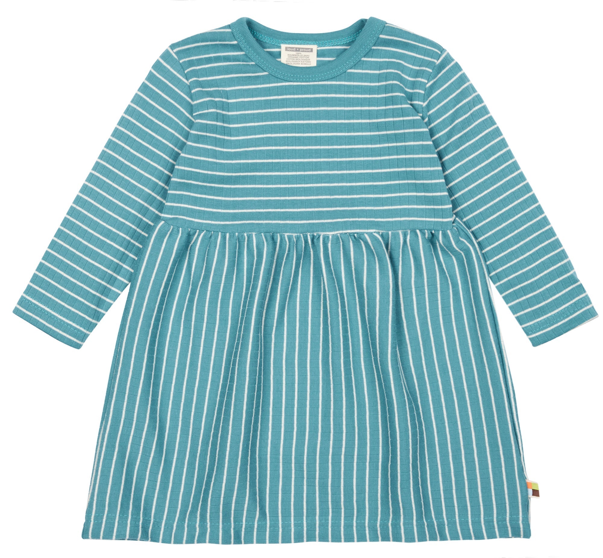 loud-proud-classics-kleid-derby-rib-m-dchenkleid-cinnamon-gestreift image 5