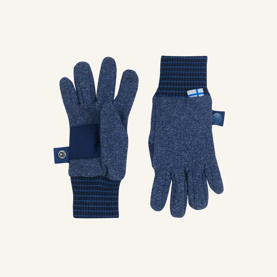 finkid-husky-sormikas-knit-handschuhe-navy-m-wasserdicht image 1