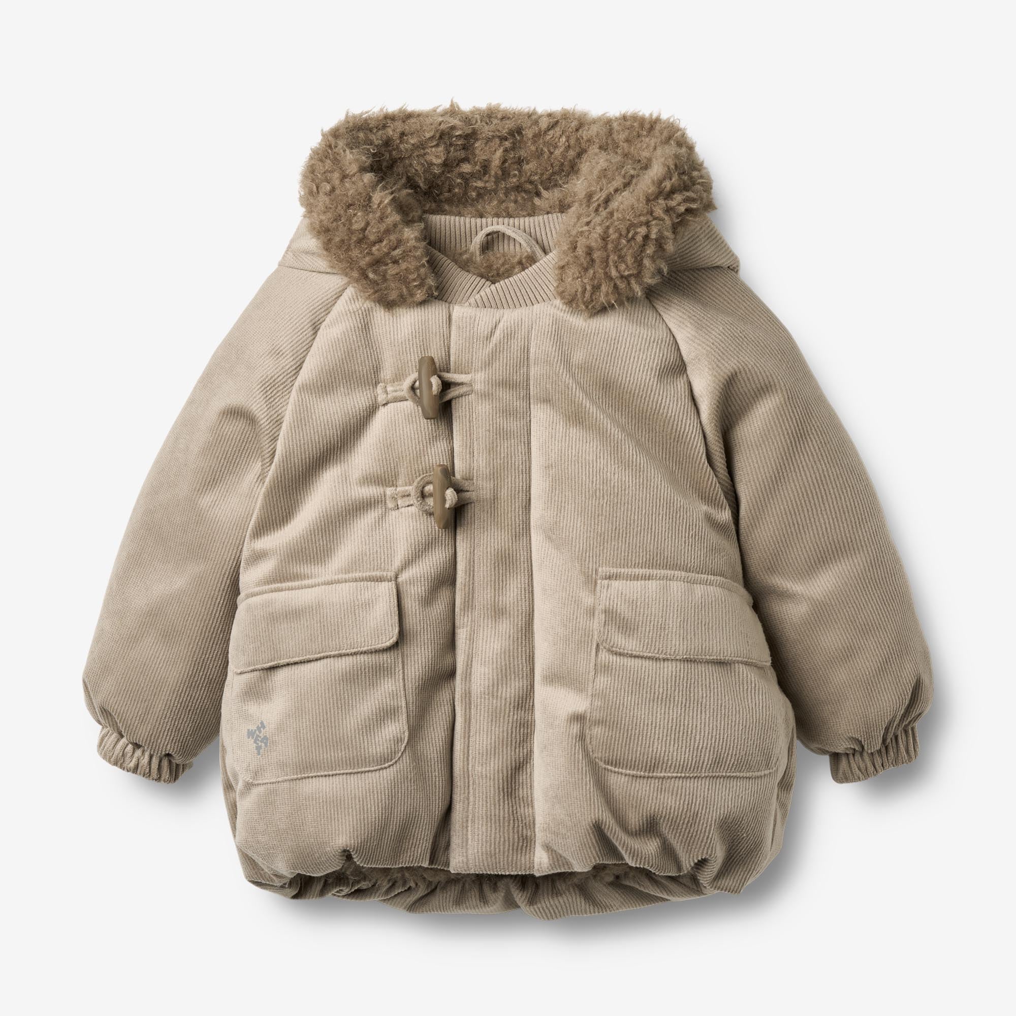 wheat-billo-puffer-jacke-baby-grey-stone-recycling-cord image 1