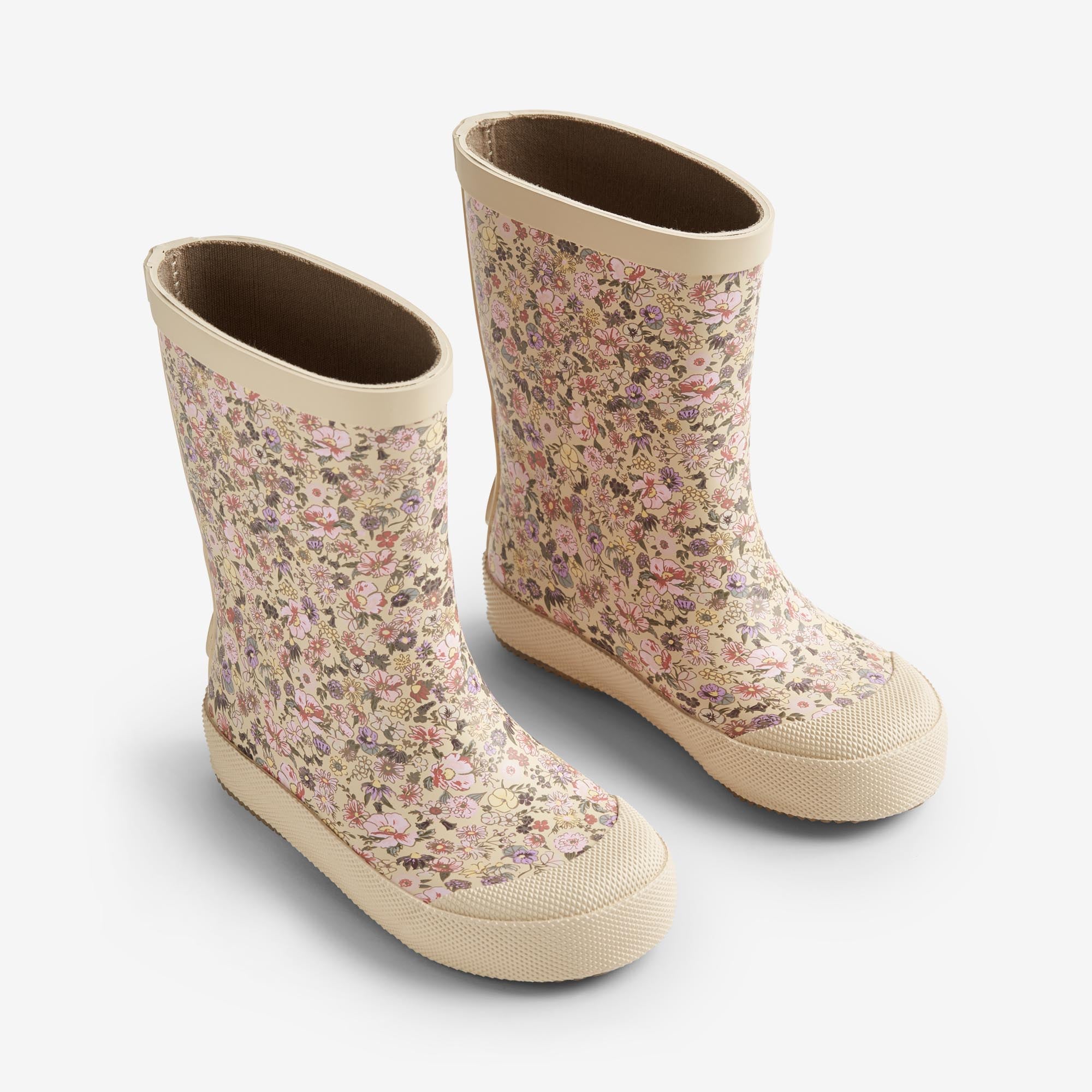 wheat-muddy-gummistiefel-clam-flowers-naturkautschuk image 1