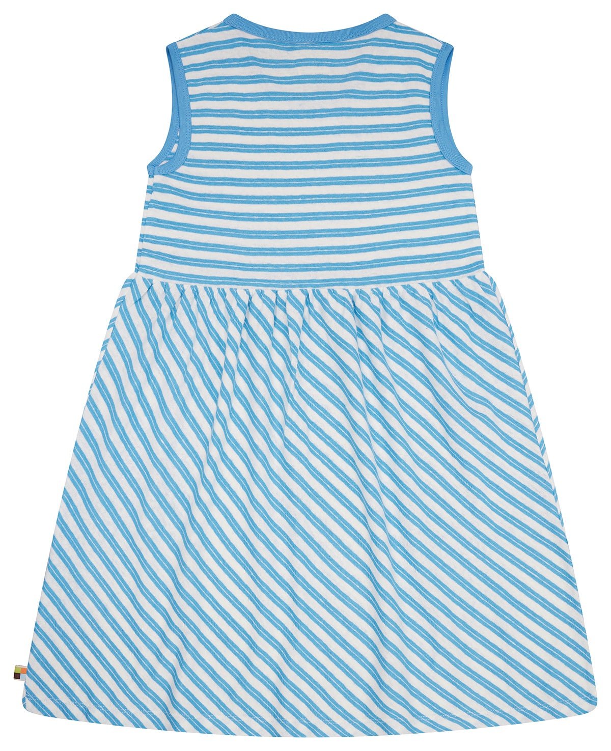 loud-proud-classics-kleid-streifen-leinen-blonde-rmellos image 2