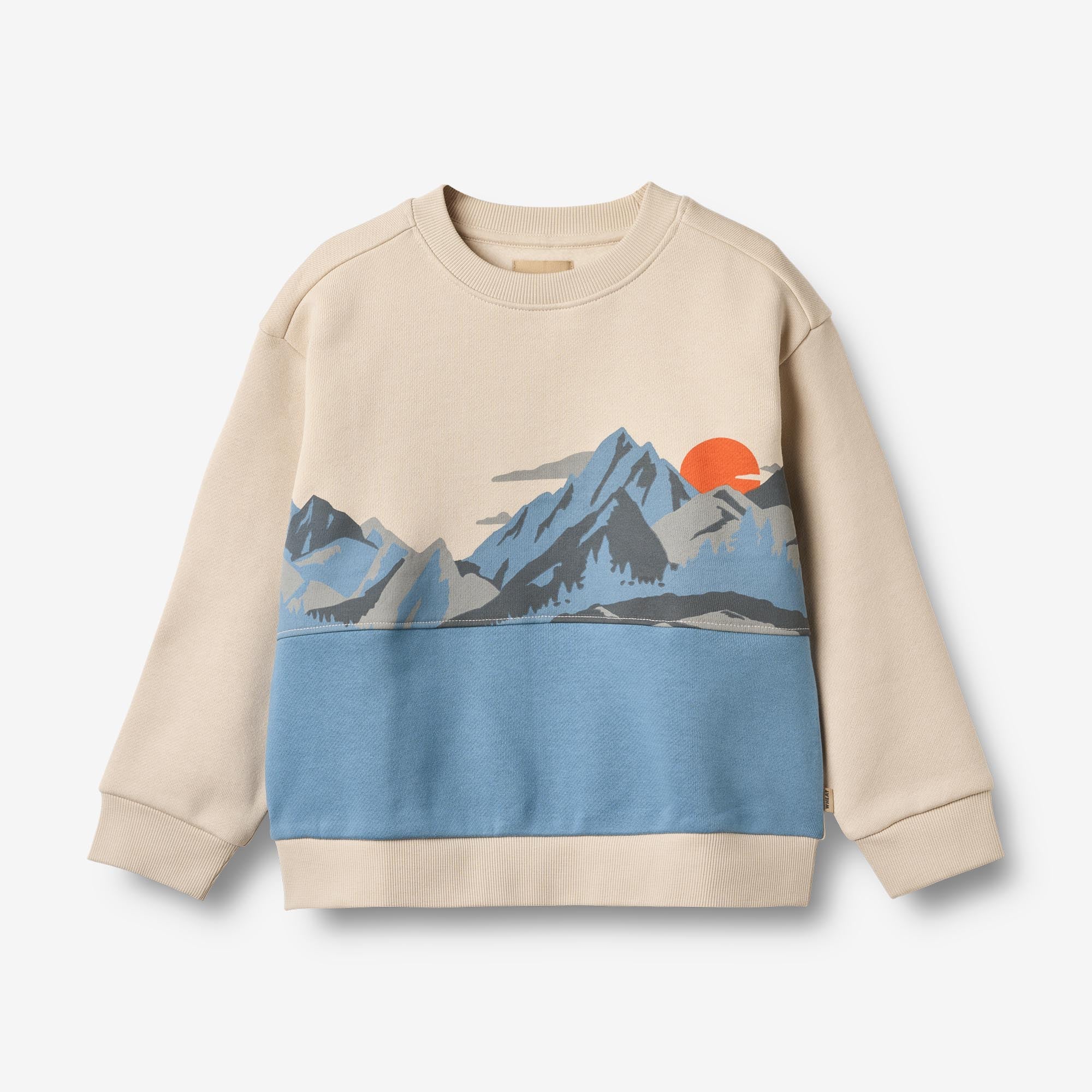 wheat-steff-sweatshirt-winter-blue-bio-baumwolle-junior image 1