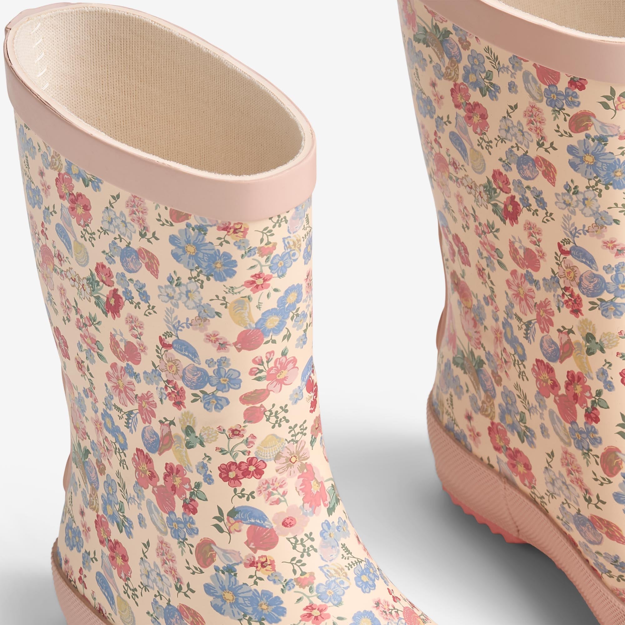 wheat-muddy-gummistiefel-flowers-seashells-kautschuk image 4