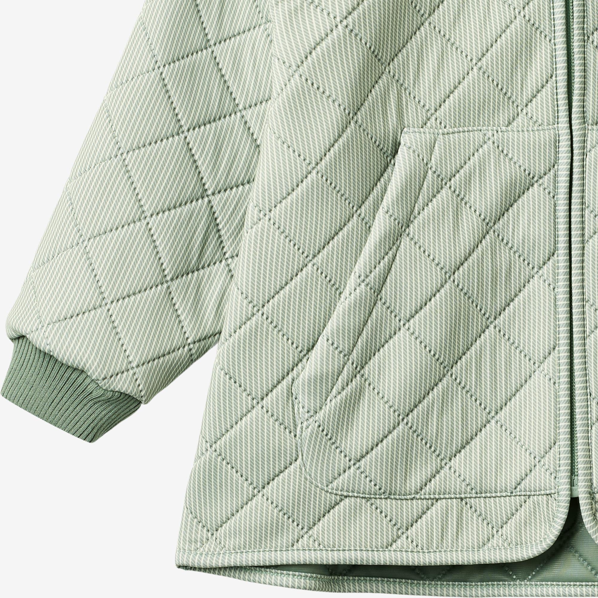wheat-vando-thermo-jacke-green-stripe-recycling-jungen image 3