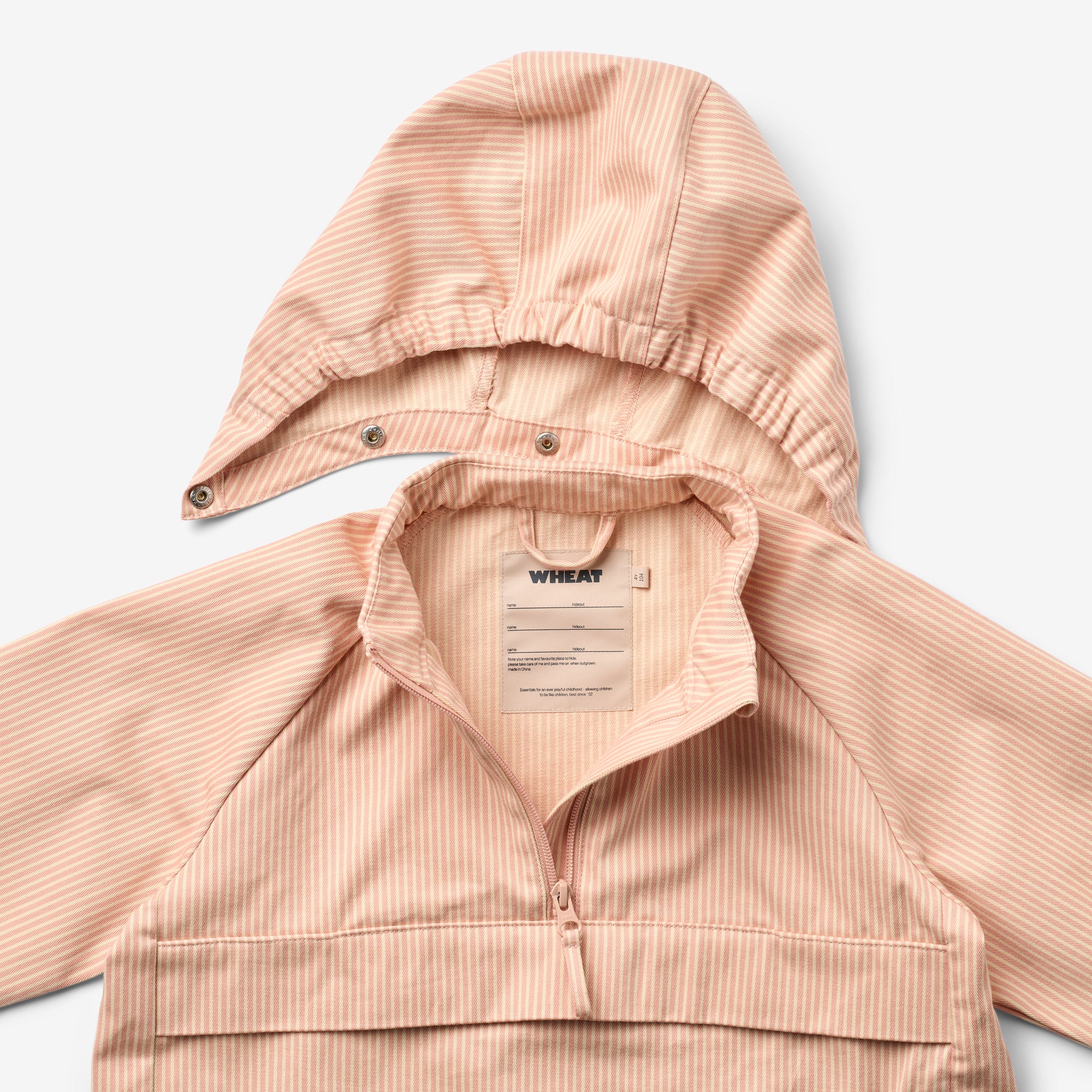 wheat-eddo-anorak-rose-stripe-kinder-bio-baumwolle image 3