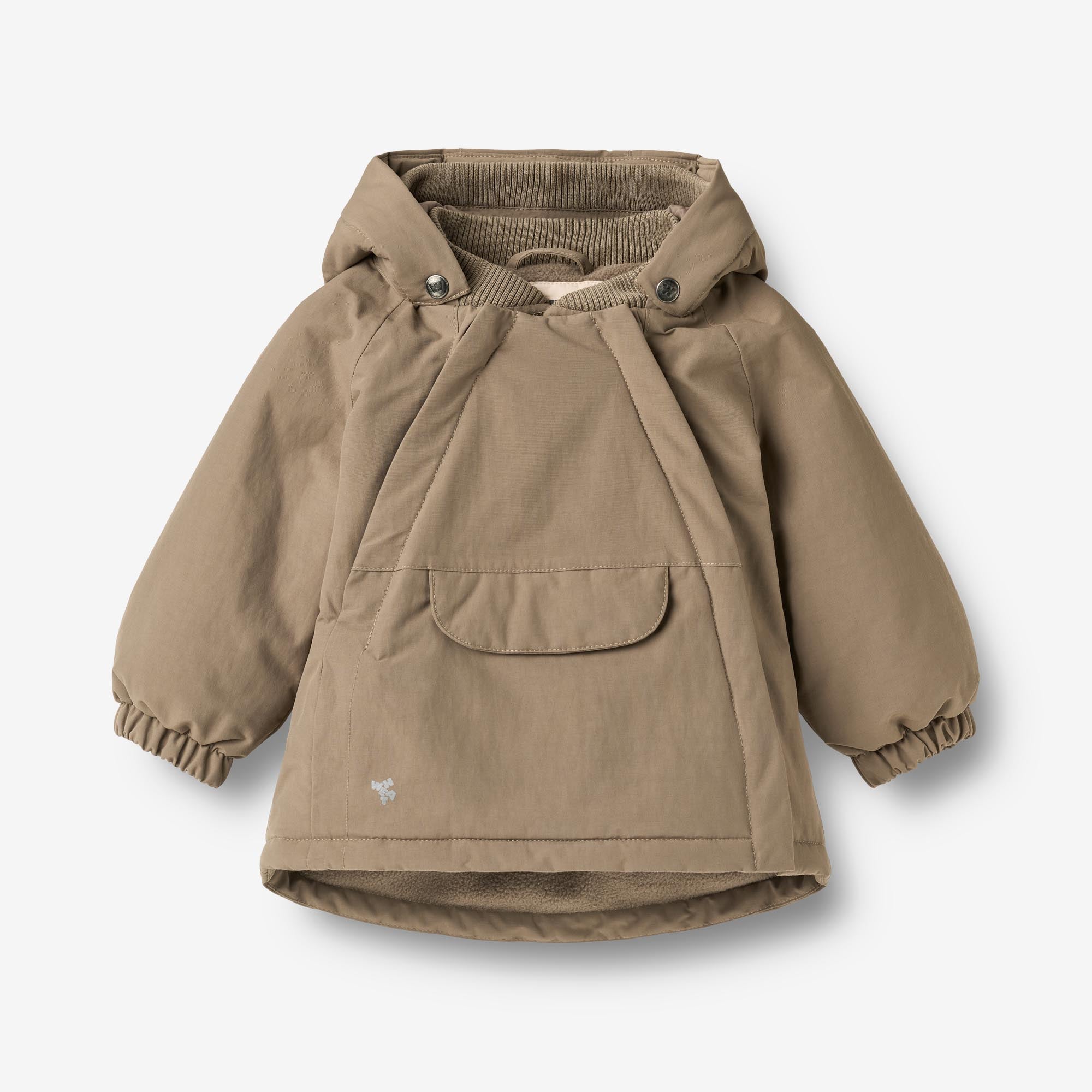 wheat-sascha-tech-jacke-baby-dry-wood-recycelt image 1