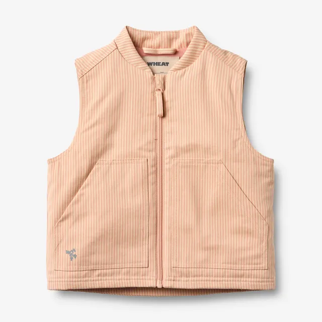 wheat-herne-gilet-rose-stripe-bio-steppweste image 1