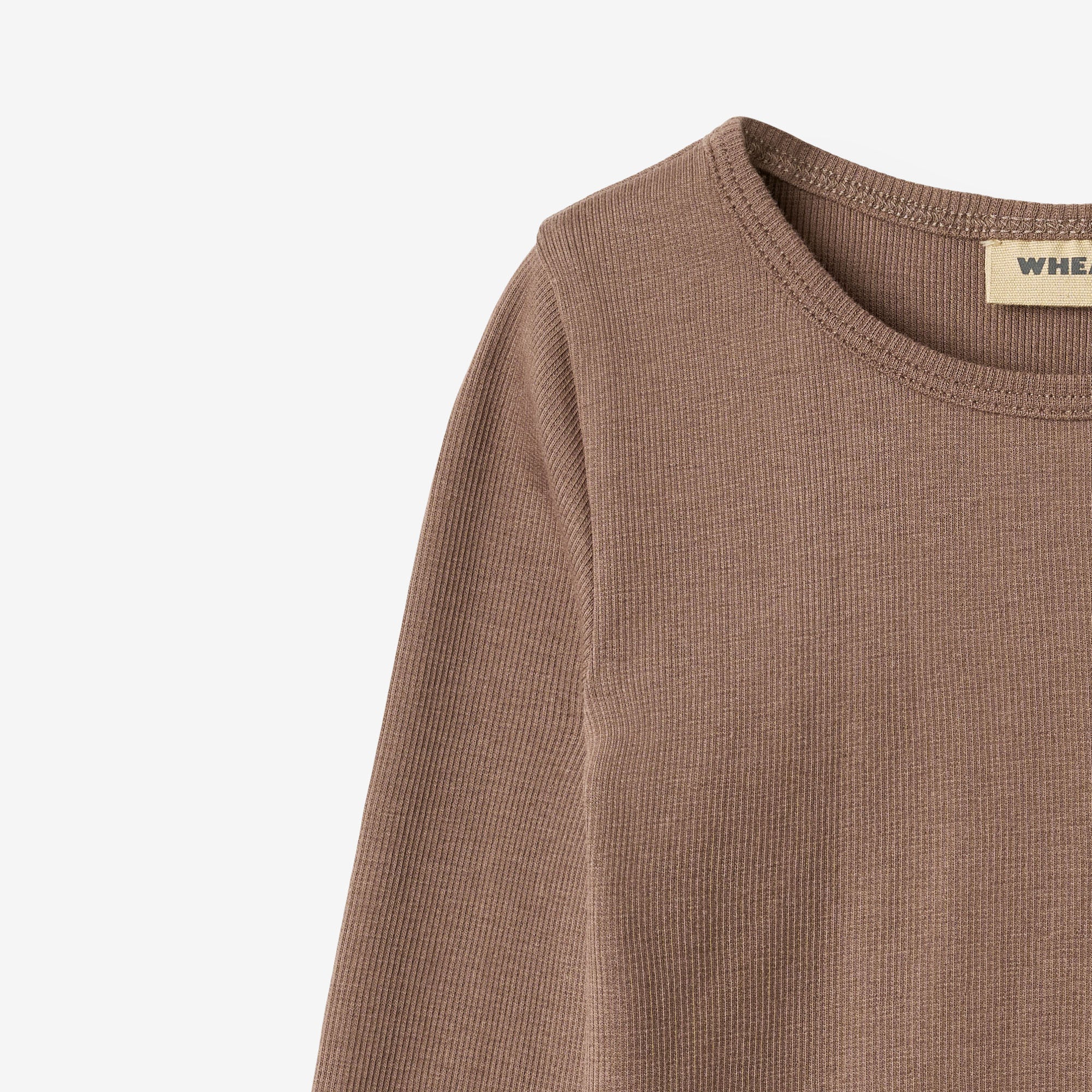 wheat-clothing-ida-langarmshirt-toffee-brown-bio-jersey-92-152 image 4