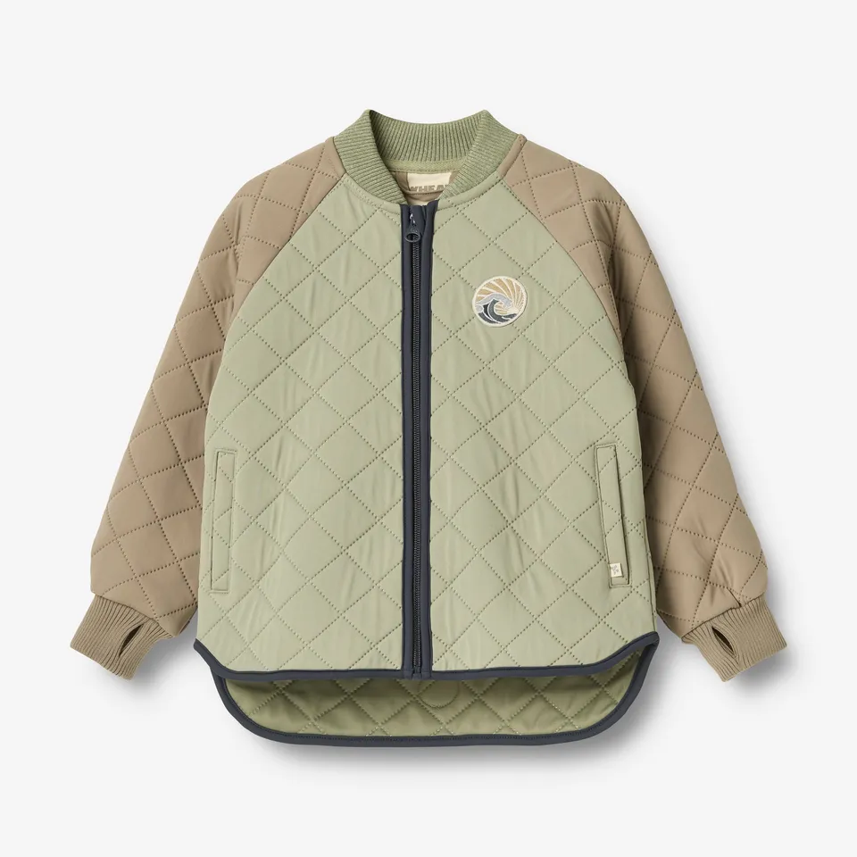 wheat-ole-thermo-jacke-kinder-green-tea-recycling-92-152 image 1