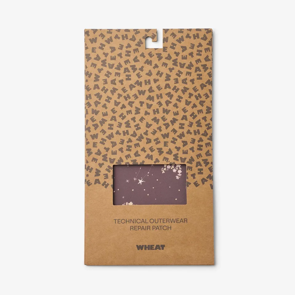 wheat-iron-on-patches-plum-truffle-stars-outdoor-flicken image 1