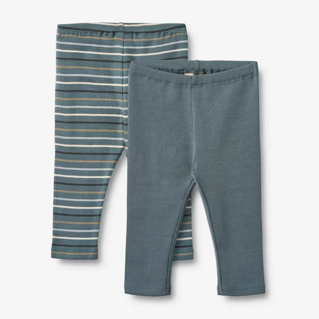 wheat-jules-leggings-2er-baby-blue-multi-stripe-bio image 1