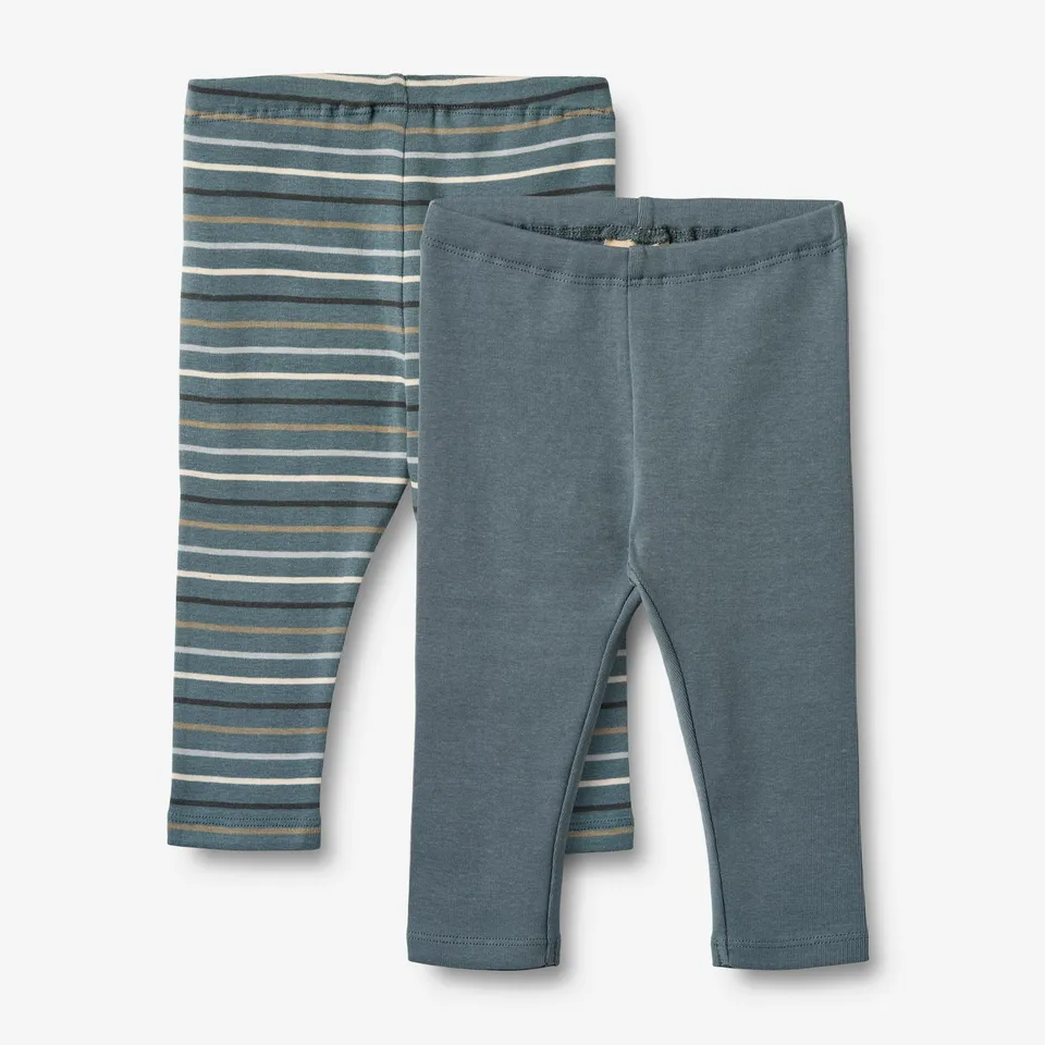 wheat-jules-leggings-2er-baby-blue-multi-stripe-bio image 1