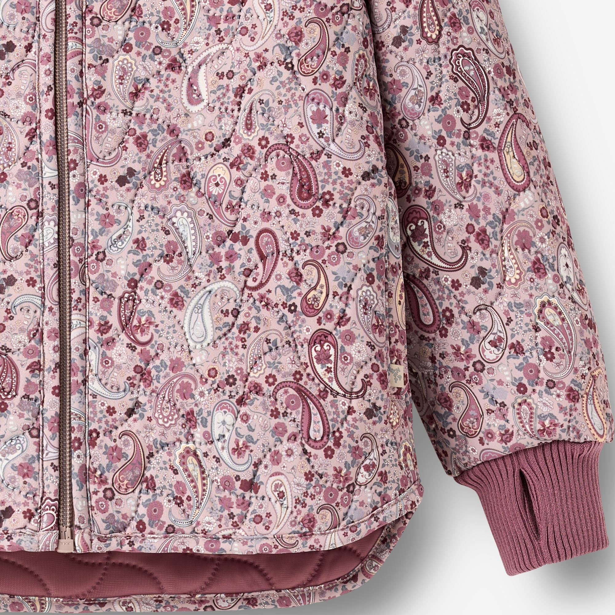 wheat-loui-thermojacke-dry-rose-paisley-recycling-steppjacke image 3