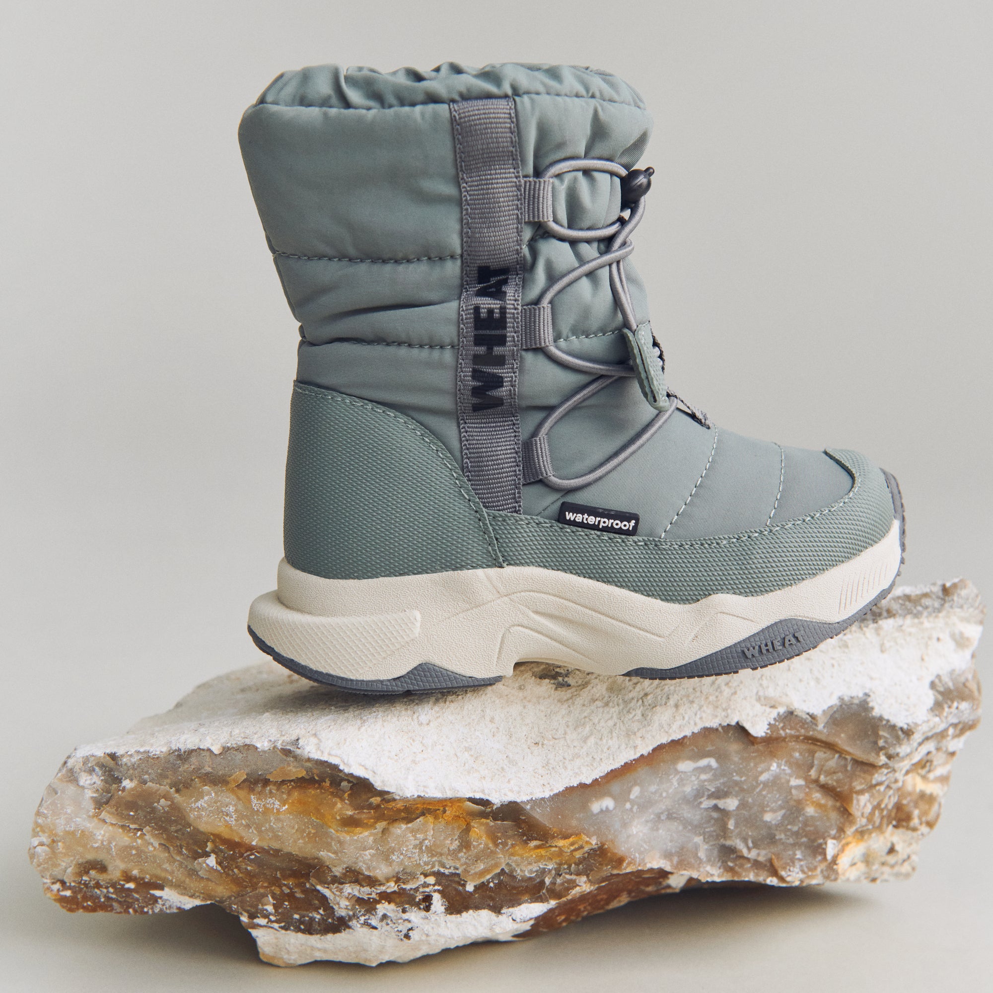 wheat-cosmo-winterboot-kinderstiefel-sage-wollfutter image 2