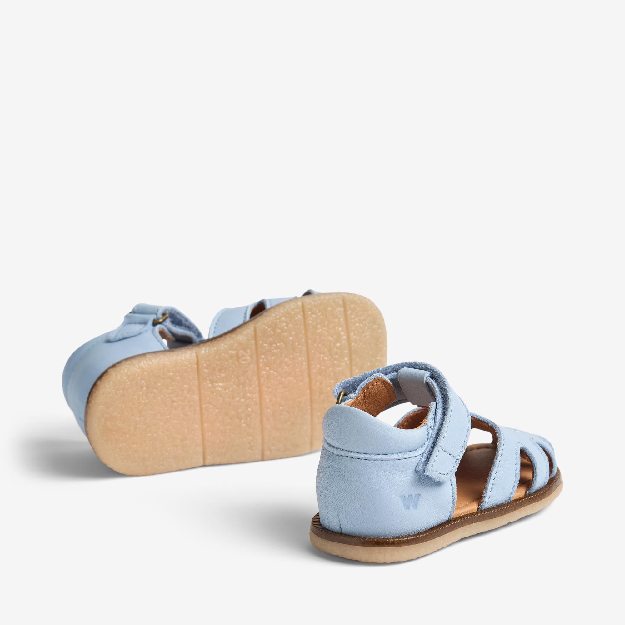 wheat-lowe-sandale-faded-denim-leder-klett-kleinkind image 2