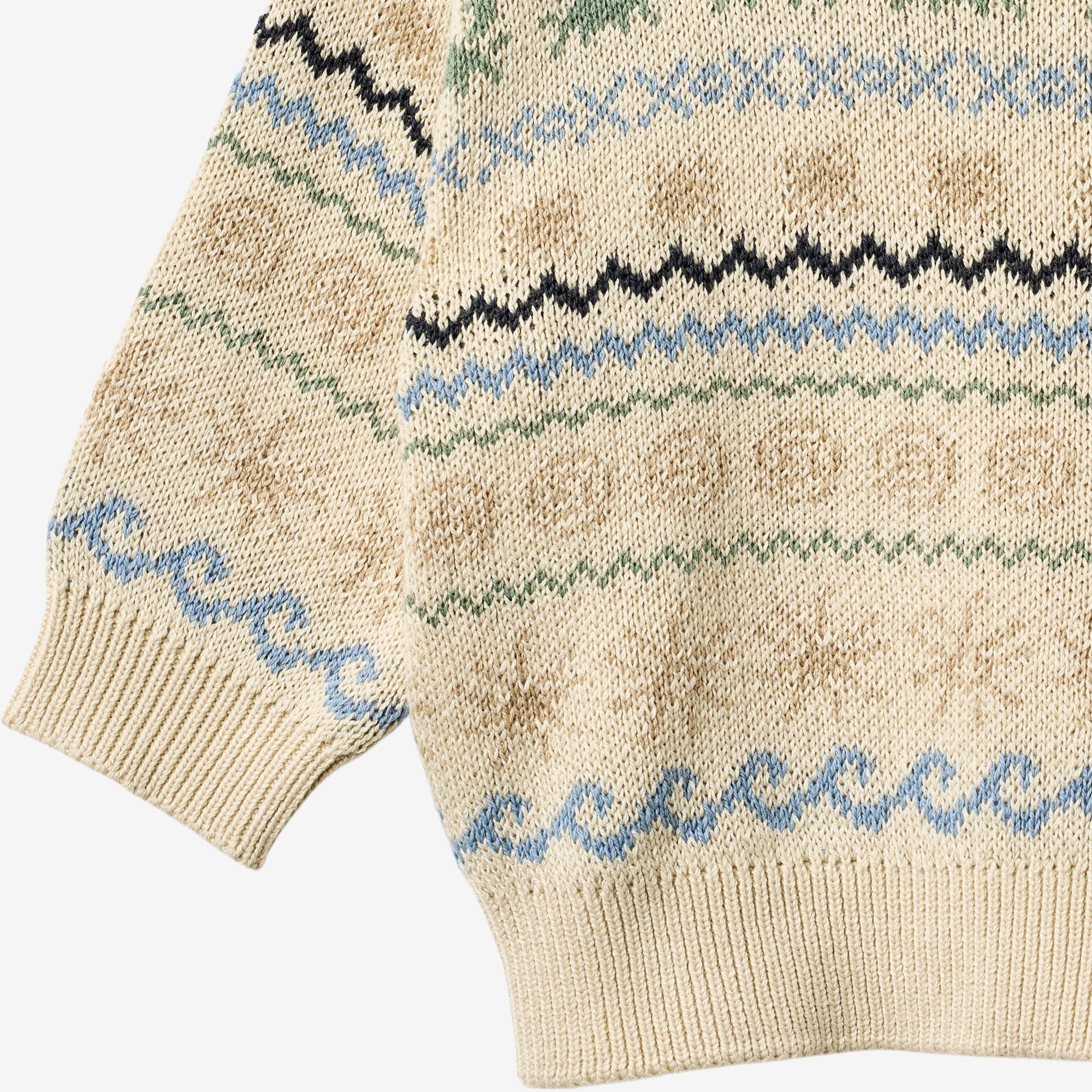 wheat-august-jacquard-pullover-sandshell-bio-baumwolle image 4