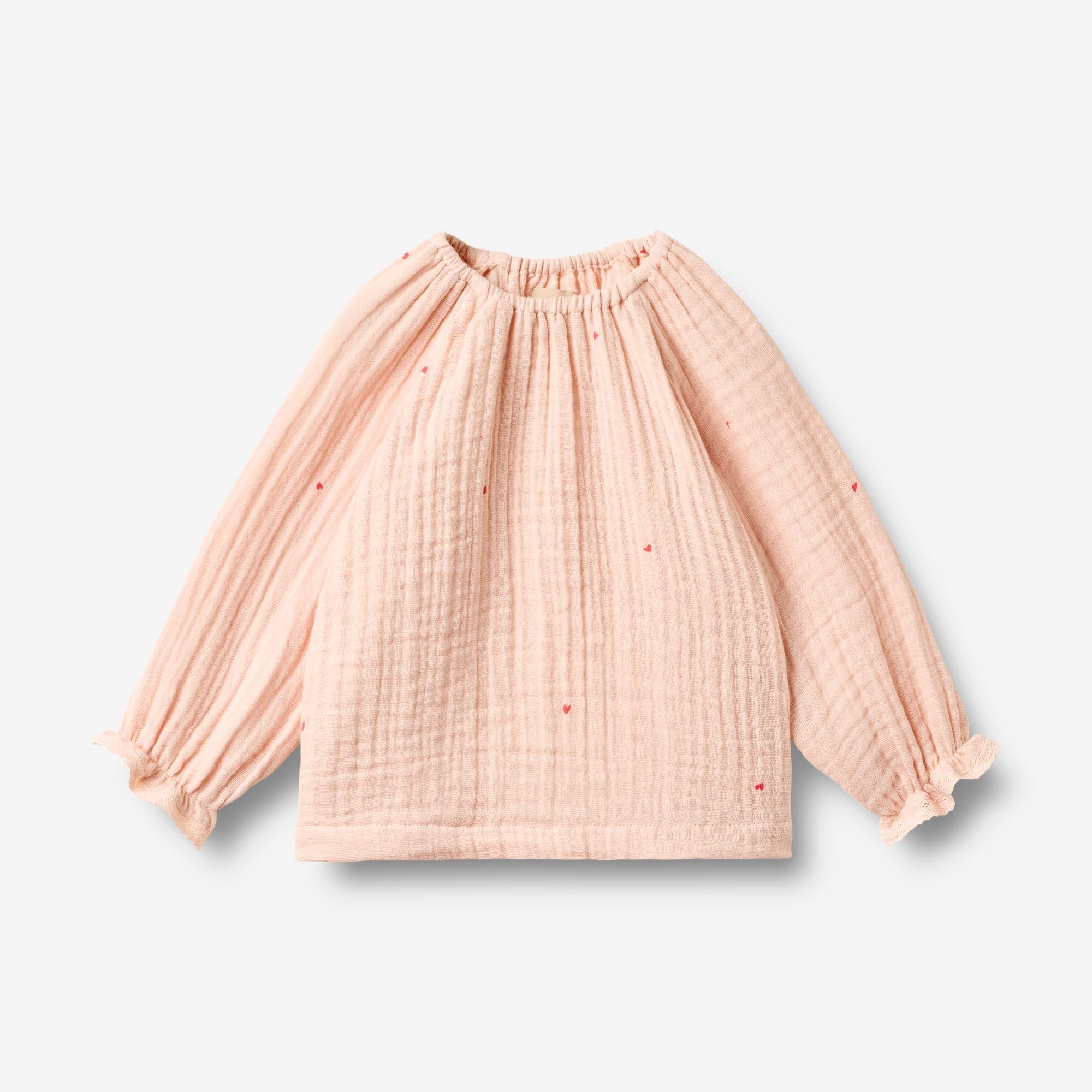 wheat-blouse-merle-bluse-powder-hearts-bio-baumwolle-langarm image 1