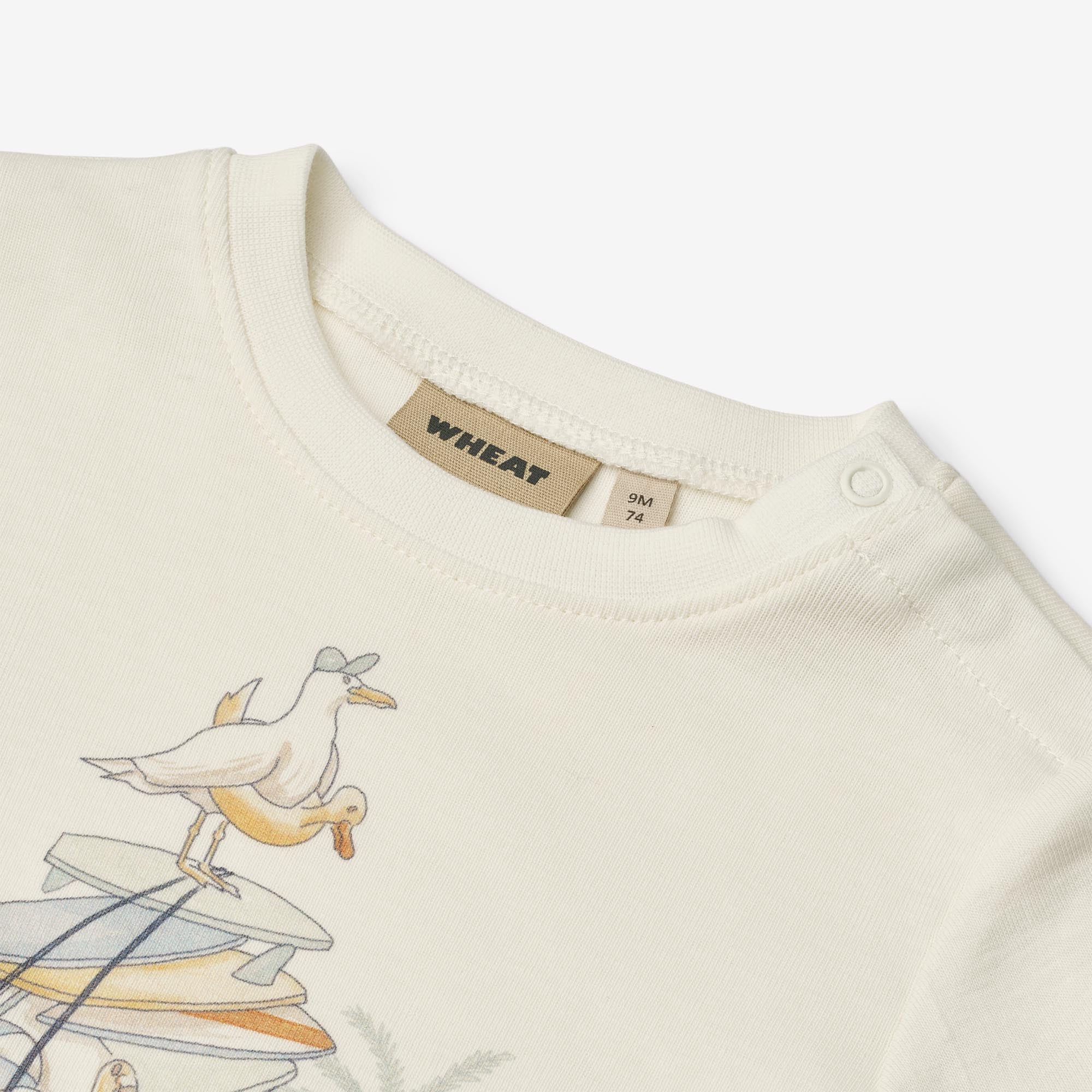 wheat-ricco-t-shirt-baby-ivory-bio-baumwolle image 4