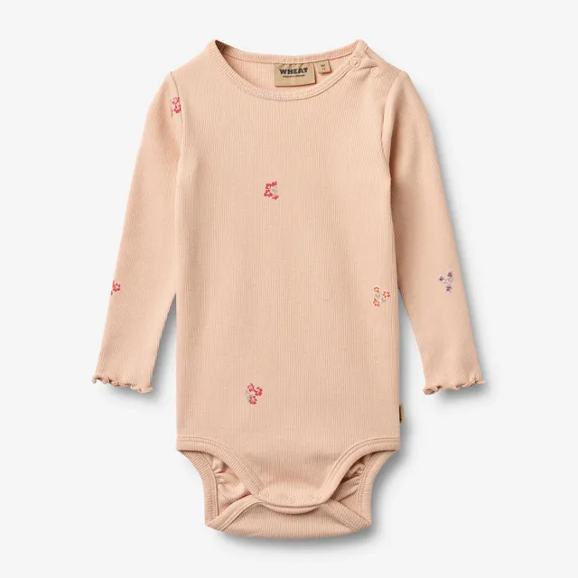 wheat-clothing-body-rie-rose-flowers-langarm-bio-m-dchen image 1