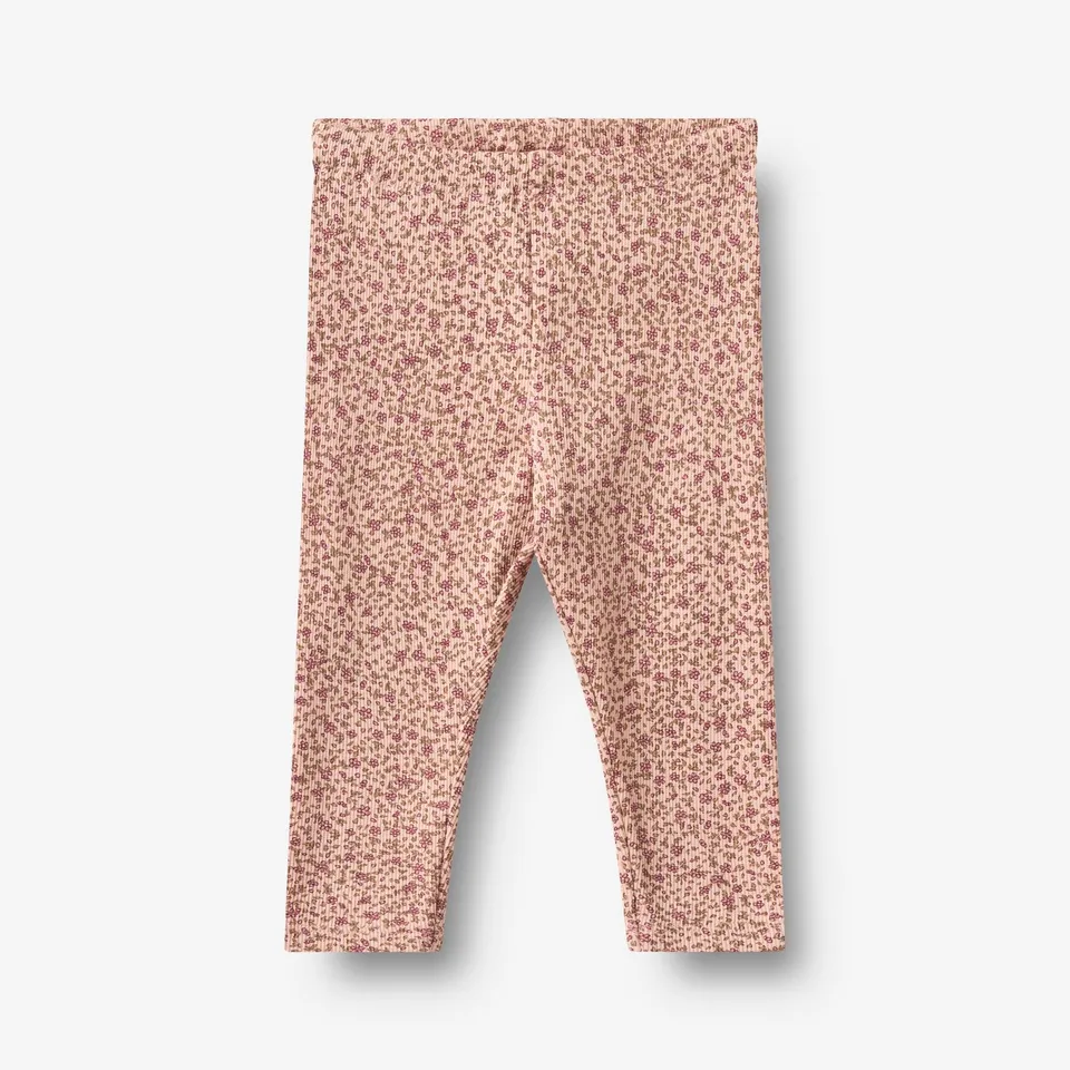 wheat-jules-leggings-dime-rose-small-flowers-bio-baumwolle image 1