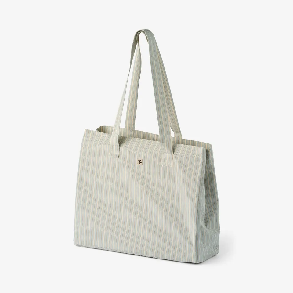 wheat-ville-shopper-kinder-blue-ocean-stripe-bio-baumwolle image 1