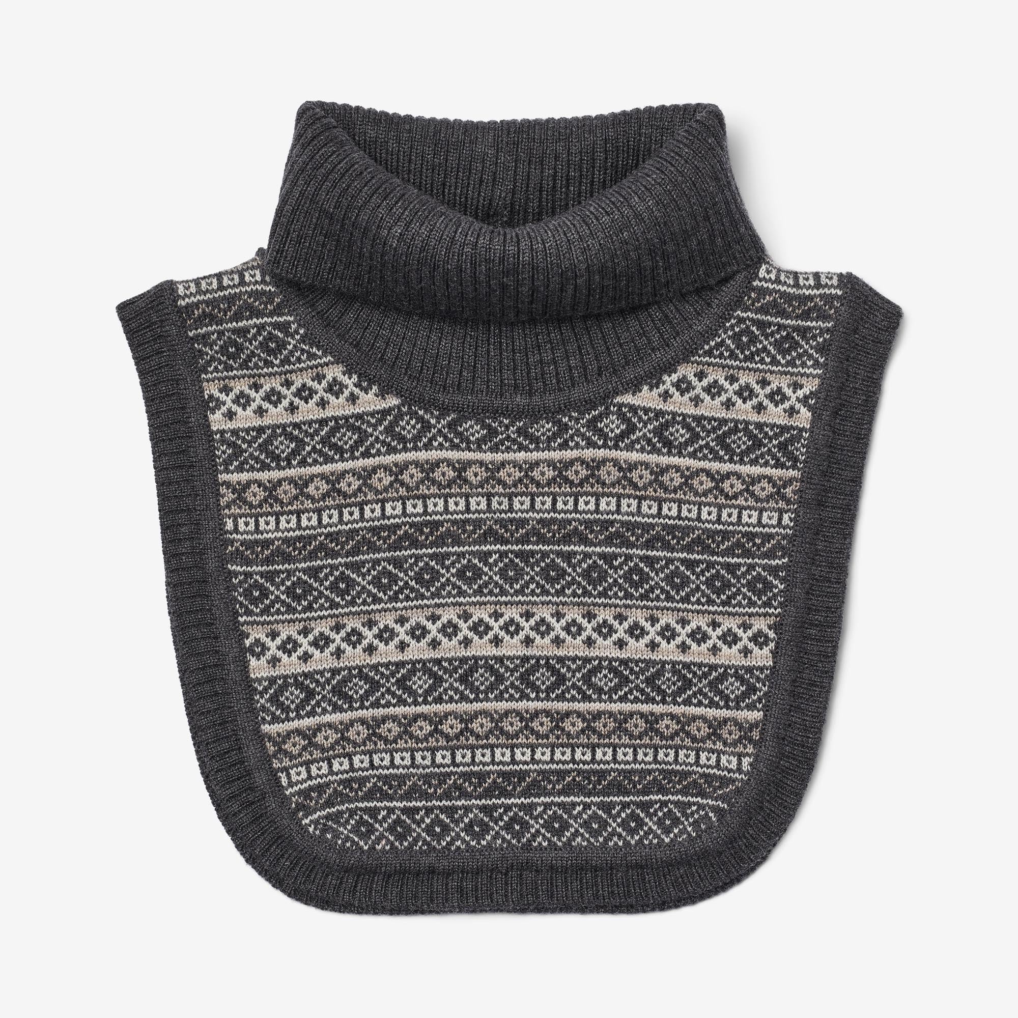 wheat-majo-halsw-rmer-charcoal-melange-merinowolle image 1