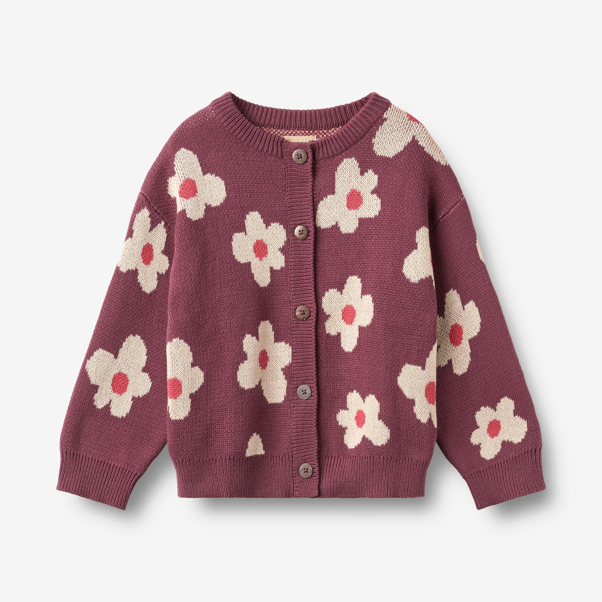 wheat-alvilda-strickjacke-eggplant-gr-104 image 1
