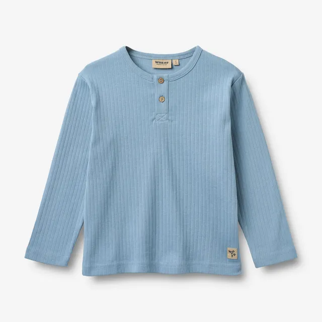 wheat-morris-t-shirt-faded-denim-jungen-langarm-bio image 1
