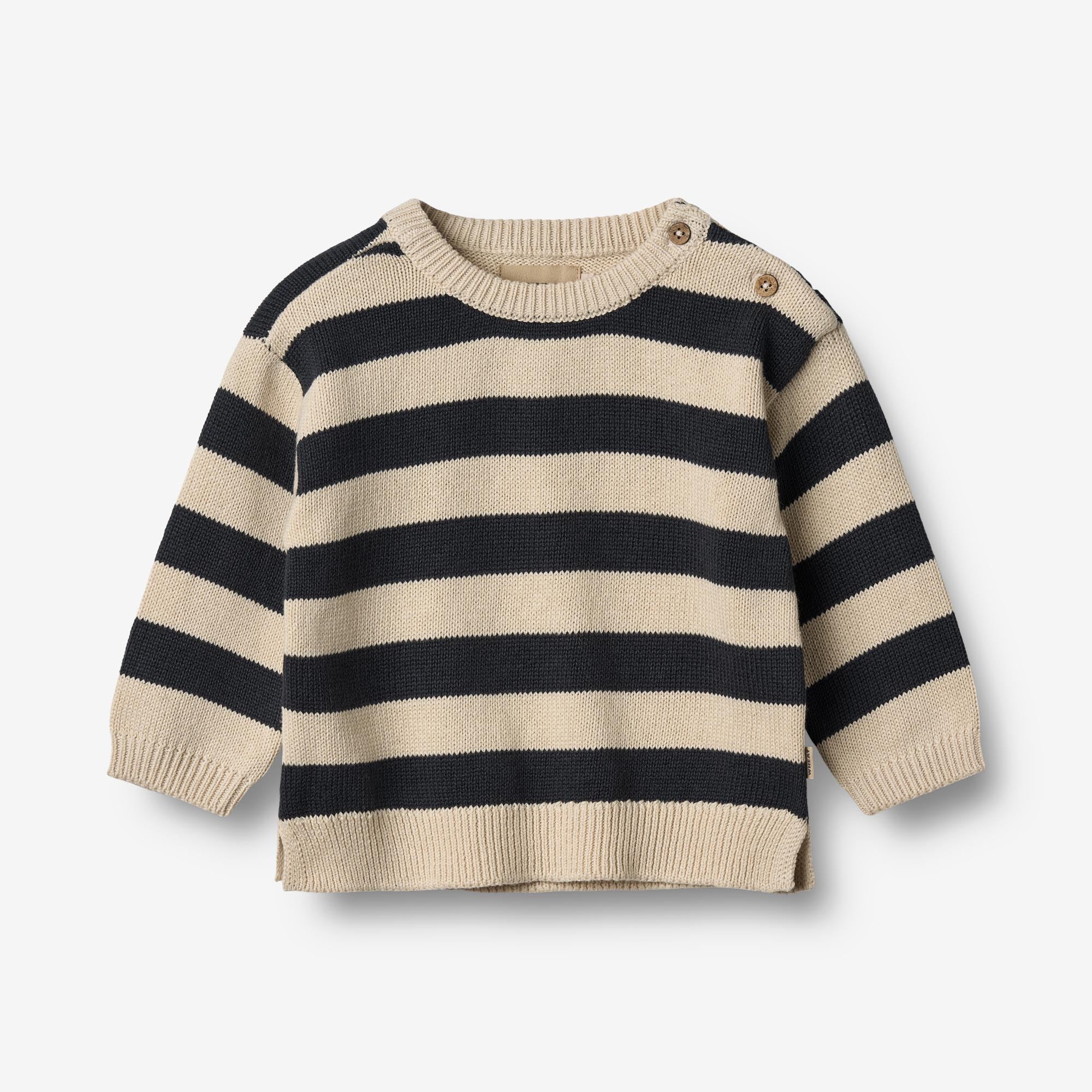 wheat-harlow-star-baby-pullover-navy-stripe-bio image 1