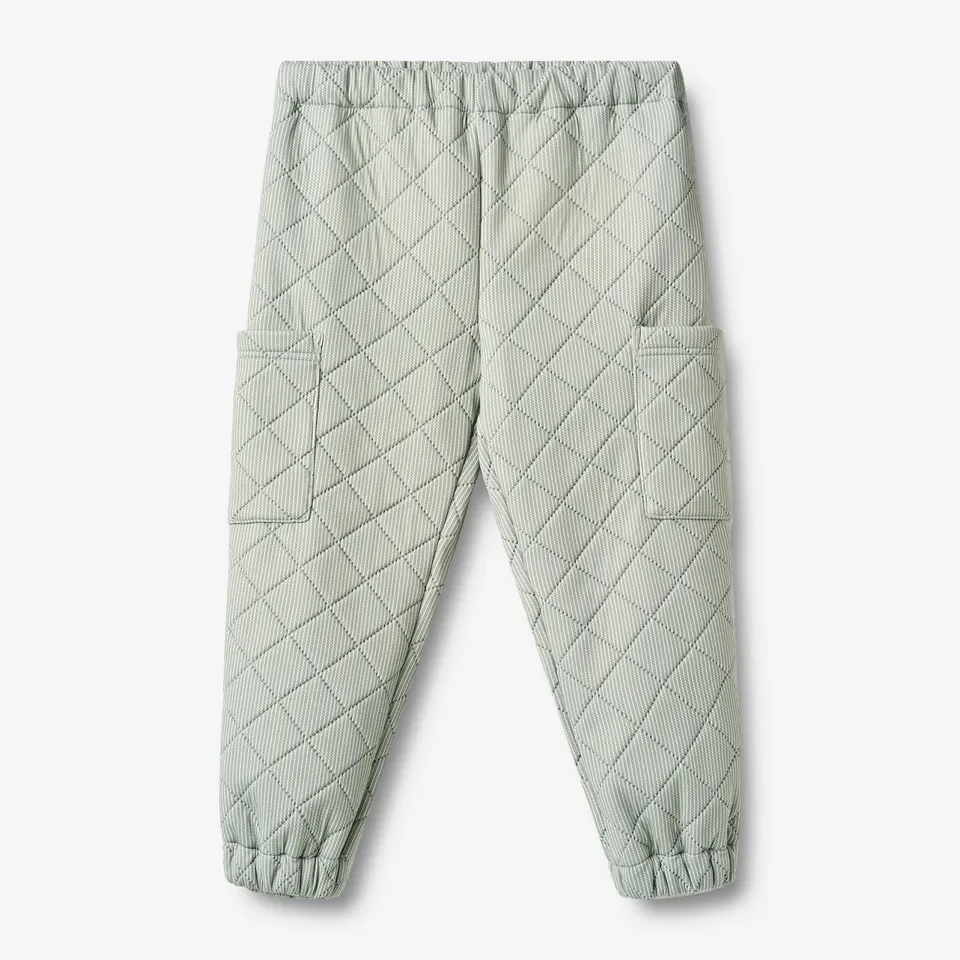 wheat-nane-thermohose-green-stripe-recycling-unisex image 1
