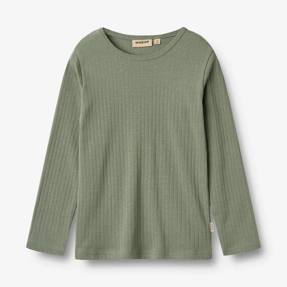 wheat-stig-l-s-t-shirt-langarmshirt-dusty-green-gr-92 image 1