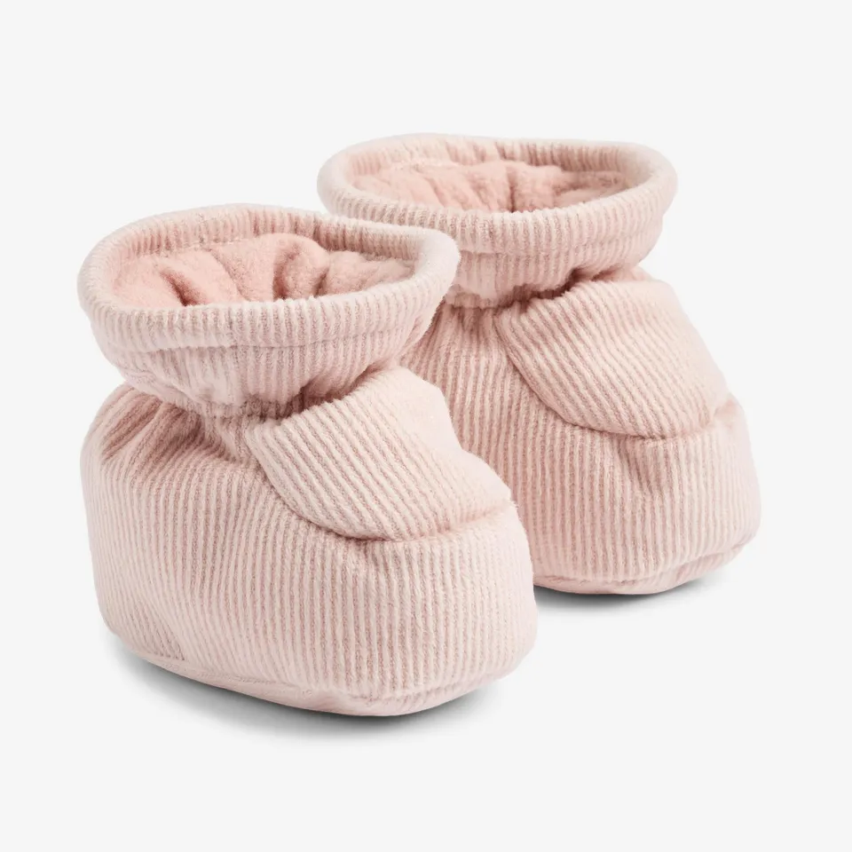 wheat-fuffa-puffer-booties-rose-powder-baby image 1