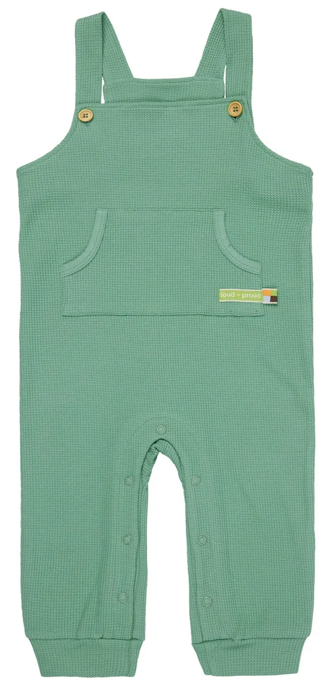 loud-proud-classics-latzhose-waffel-babyhose-bamboo-74-80 image 1